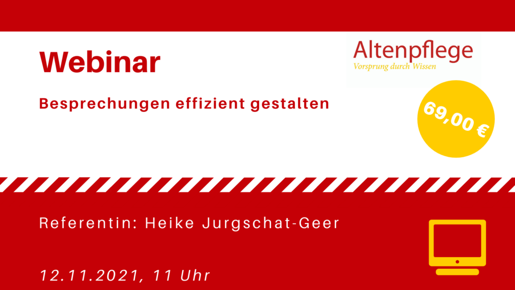 Besprechungen effizient gestalten