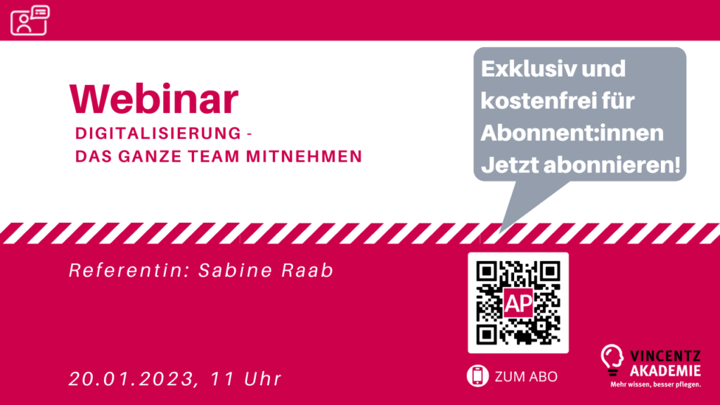 Webinar: Digitalisierung – Das ganze Team mitnehmen
