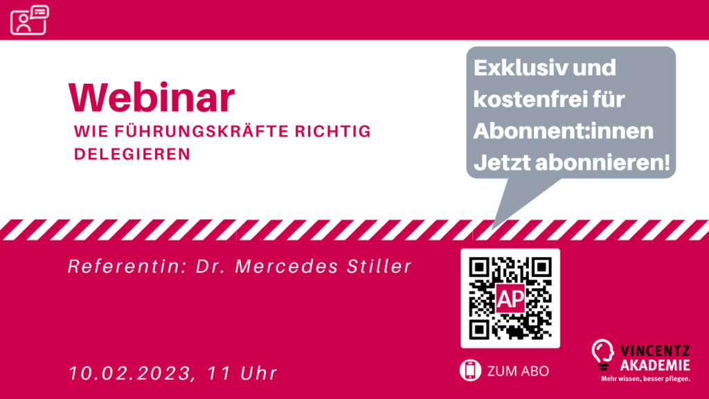 Webinar: Wie Führungskräfte richtig delegieren am 10.02.2023