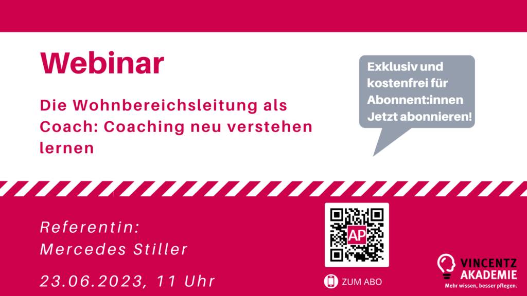 Webinar: Die Wohnbereichsleitung als Coach: Coaching neu verstehen lernen
