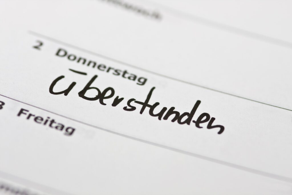 Überstunden