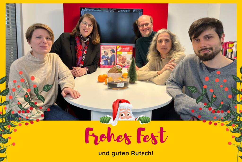 Die Redaktion Altenpflege und Aktivieren wünscht Frohe Weihnachten.