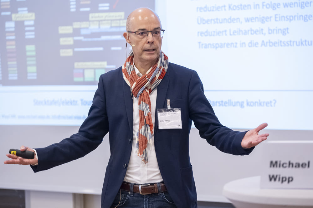 Michael Wipp auf dem Altenpflegekongress