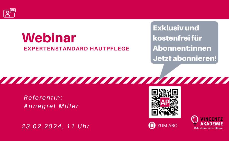 Webinar: Hautpflege in der stationären Langzeitversorgung
