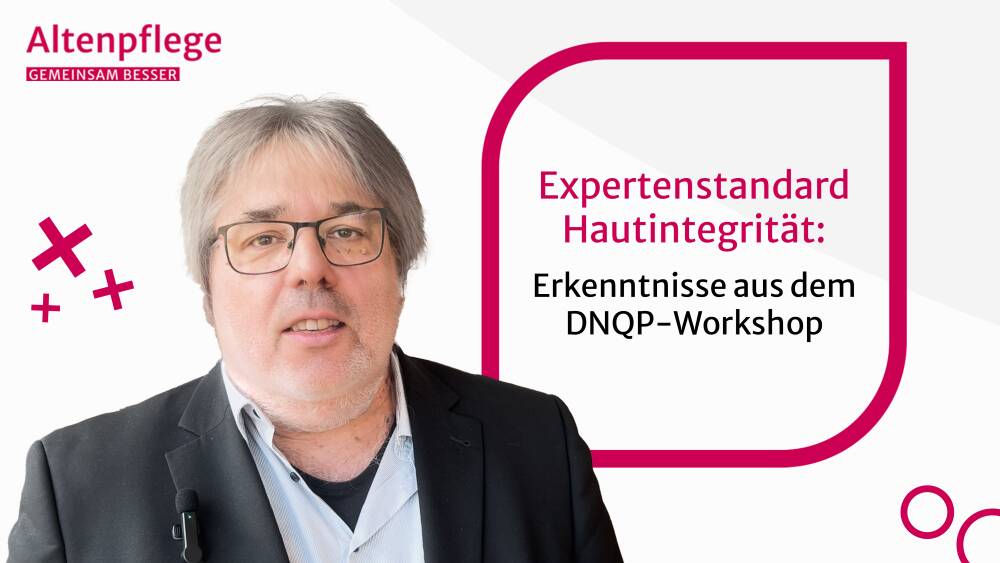 Prof. Dr. Andreas Büscher im Video-Interview zum Expertenstandard Expertenstandard „Erhaltung und Förderung der Hautintegrität in der Pflege“