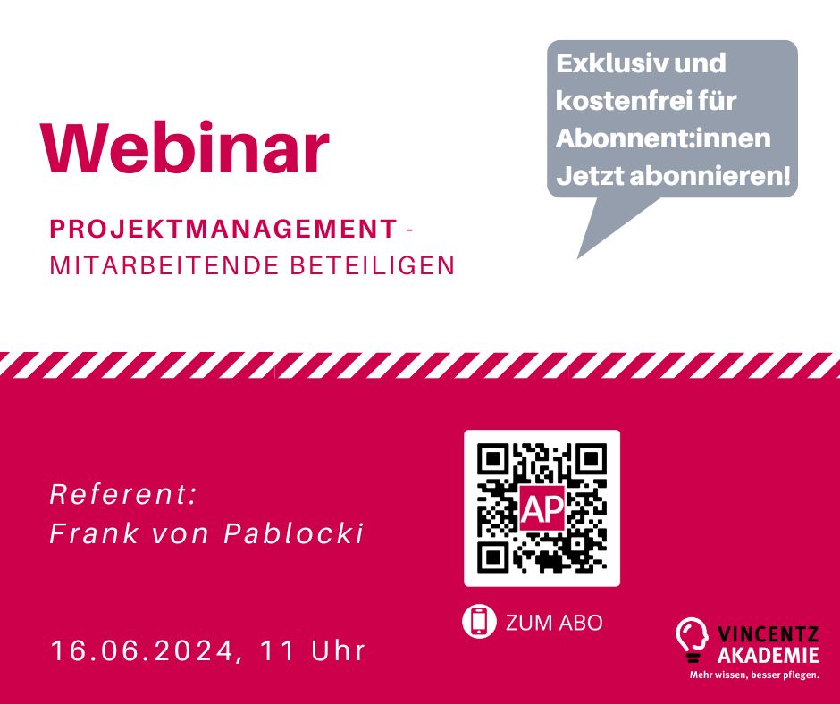 Das Thema "Projekmanagement - Mitarbeitende beteiligen"
