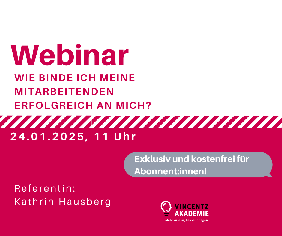 Webinar: Wie binde ich meine Mitarbeitenden erfolgreich an mich?