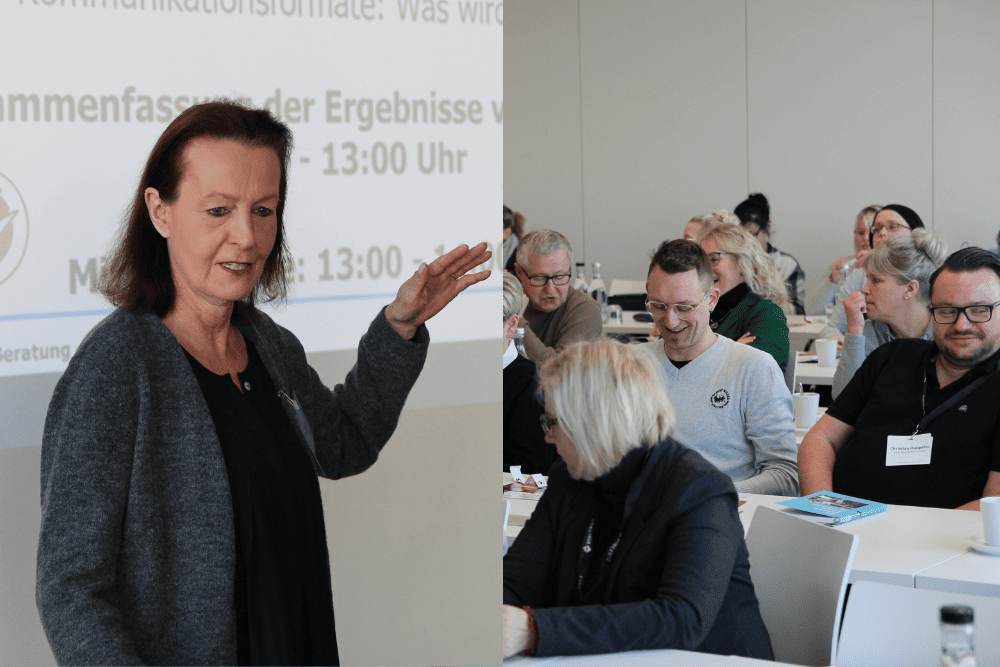 Dr. Mercedes Stiller sensibilisiert für die neue Rolle der Pflegefachpersonen im Rahmen von PeBeM.