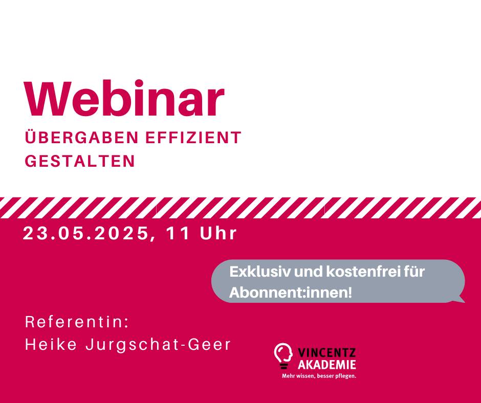 Webinar: Übergaben effizient gestalten