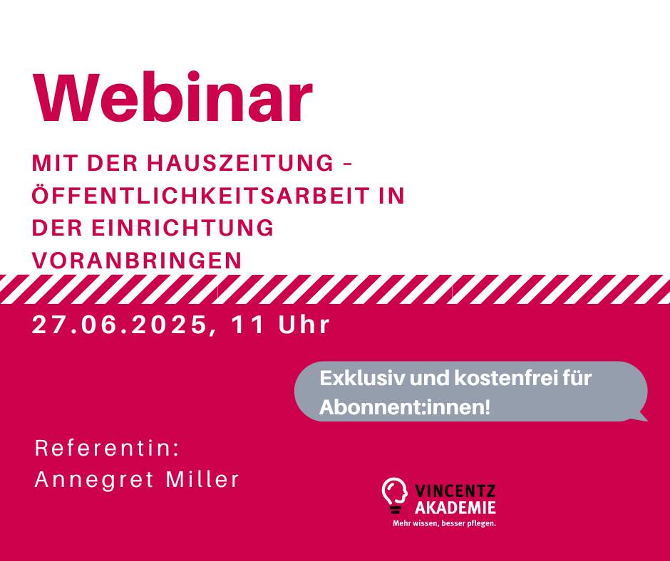 Mit der Hauszeitung – Öffentlichkeitsarbeit in der Einrichtung voranbringen