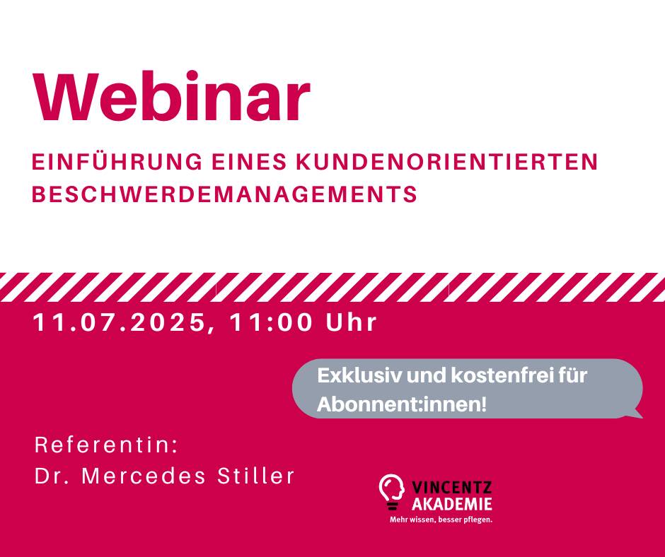 Webinar: Einführung eines kundenorientierten Beschwerdemanagements