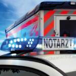 Notarzteinsatz mit Rettungswagen