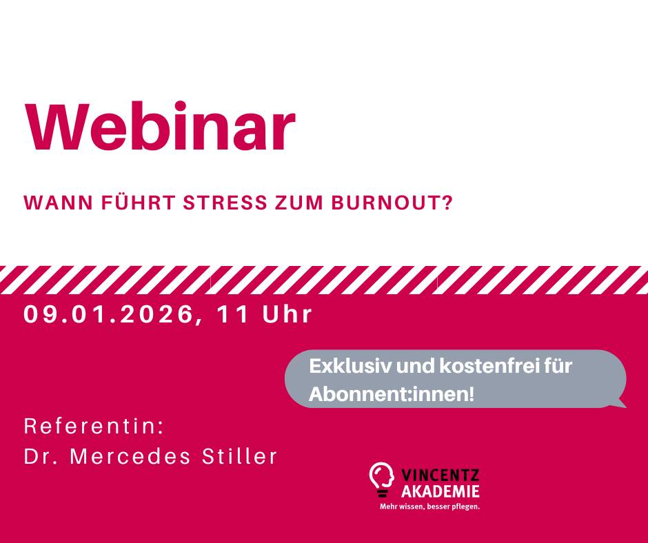 Webinar: Wann führt Stress zum Burnout?