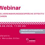 Webinar: Zielvereinbarungsgespräche effektiv führen