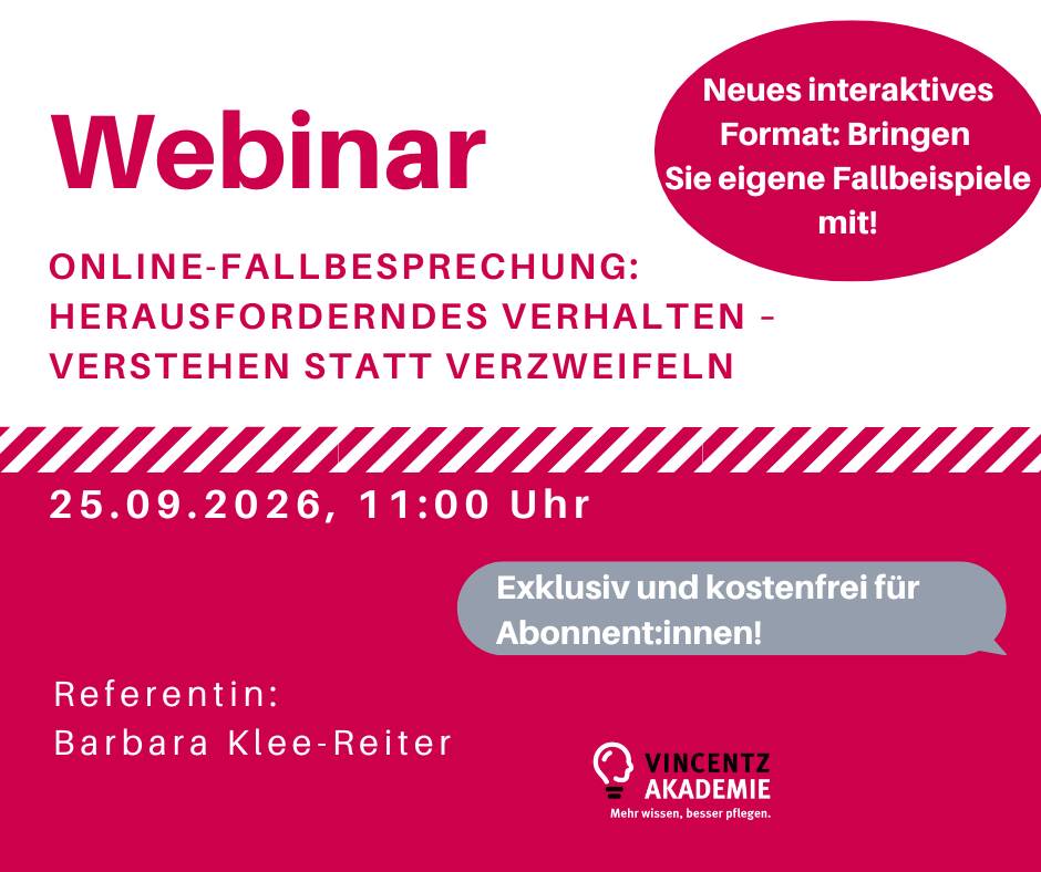 Online-Fallbesprechung: Herausforderndes Verhalten – Verstehen statt Verzweifeln