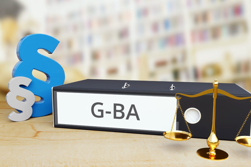 Akte mit dem Schriftzug: G-BA